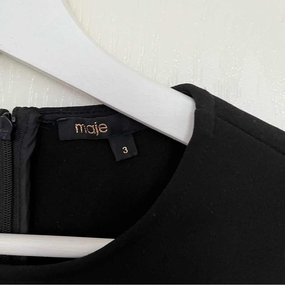 Maje Risis Ringed & Grommeted A-Line Mini Dress - Picture 6 of 9